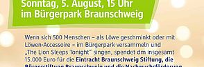 Am 5. August wird im Bürgerpark gewettet und gesungen