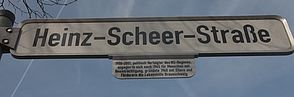 Bildung im Vorübergehen - Straßenname informiert über Gründer der Lebenshilfe Braunschweig